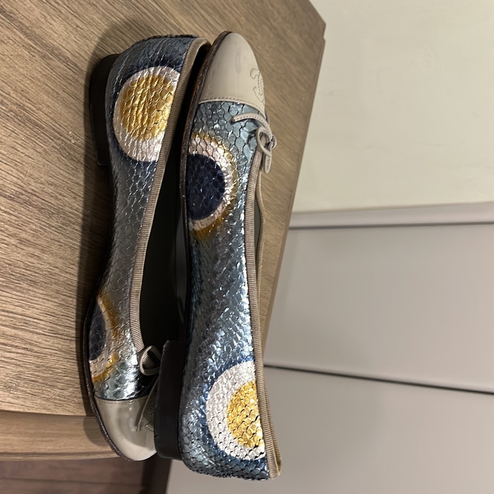 Chanel Python Snake Skin Balet Flats - image 6